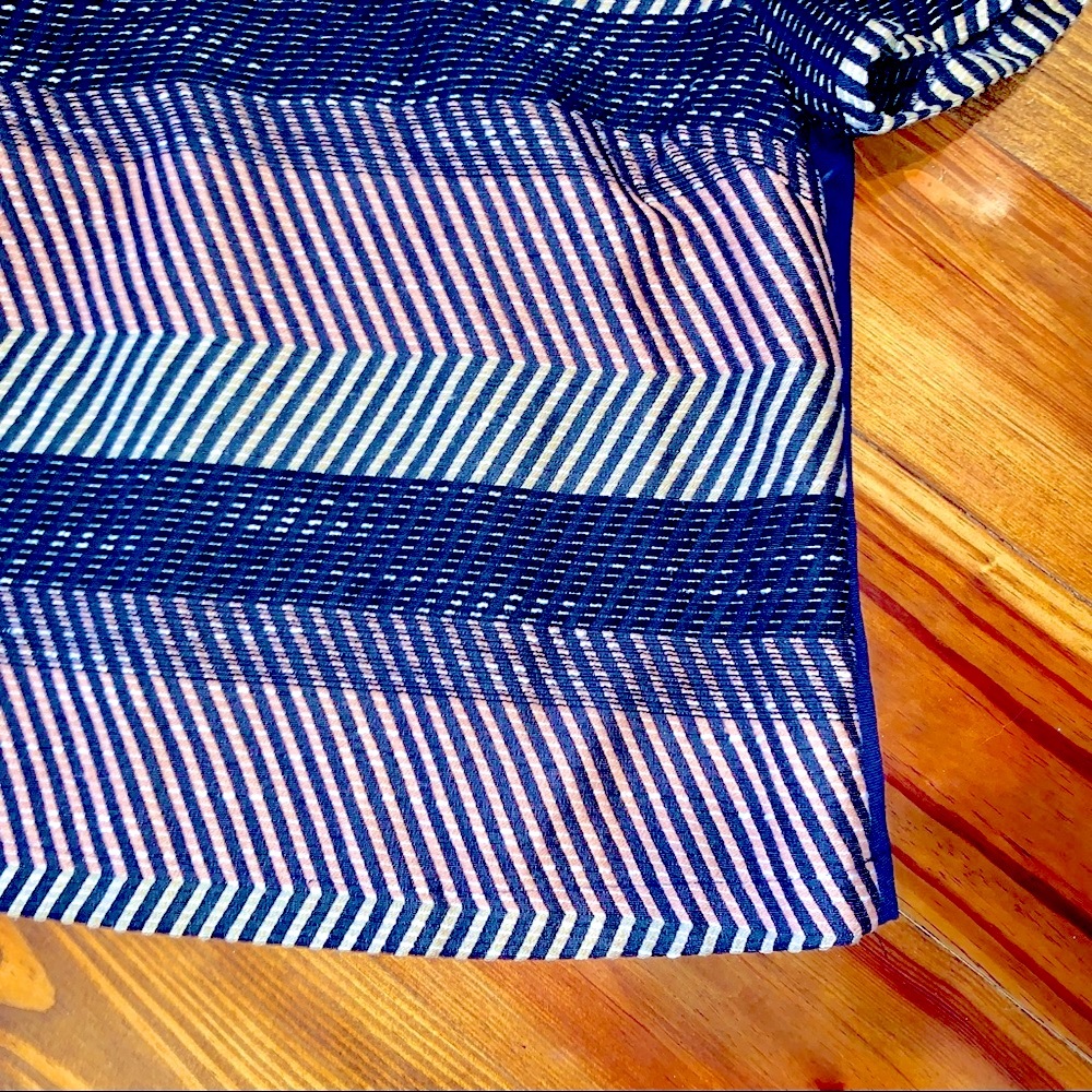 Skies Are Blue Striped Textured Top - Picture 3 of 8